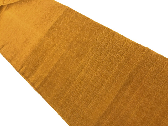 JAPANESE KIMONO / VINTAGE NAGOYA OBI / CHIRIMEN / WOVEN STRIPE